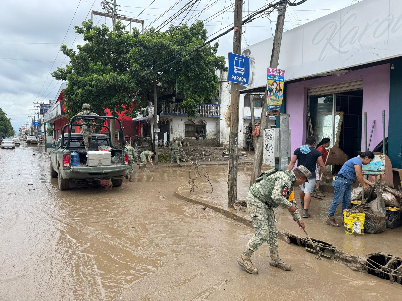 El Gobierno de México brinda apoyo y protección a las comunidades afectadas por las intensas lluvias