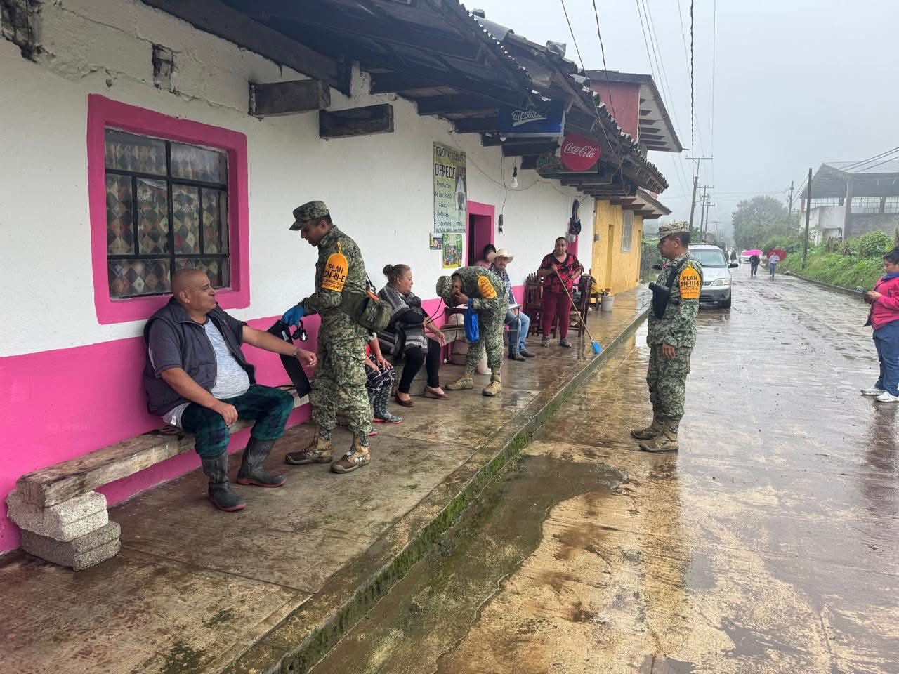 El Gobierno de México brinda apoyo y protección a las comunidades afectadas por las intensas lluvias