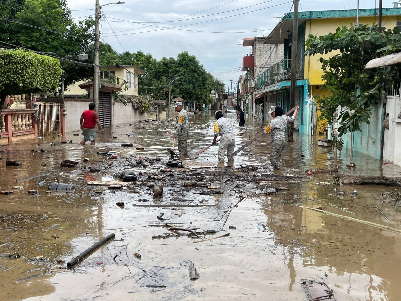 El Gobierno de México brinda apoyo y protección a las comunidades afectadas por las intensas lluvias