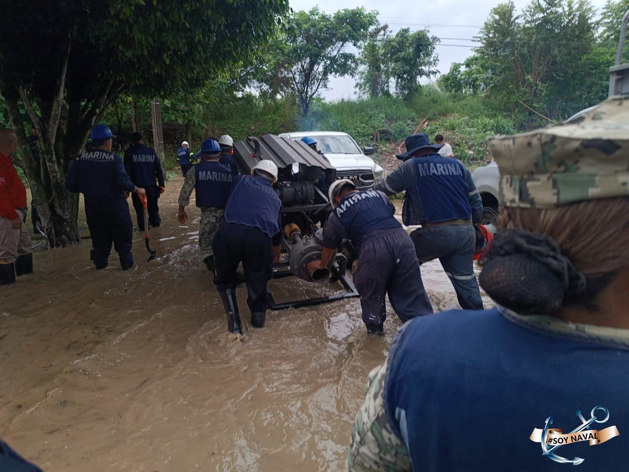 El Gobierno de México brinda apoyo y protección a las comunidades afectadas por las intensas lluvias